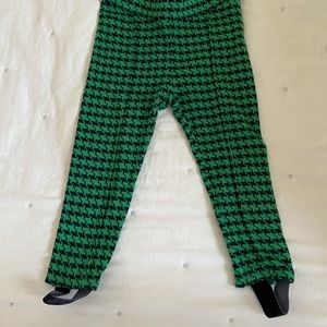 Janie and Jack green navy blue pants